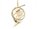 Aim 9204 Gold French Horn Ornament (5")