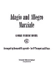 Adagio and Allegro Marziale . Trumpet and Piano . Handel