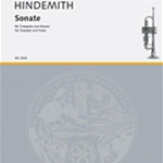 Sonate . Trumpet and Piano . Hindemith