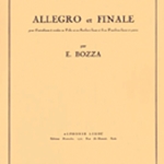 Allegro er Finale . Bass Trombone and Piano . Bozza