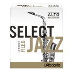 RSJASF Select Jazz Filed Alto Saxophone Reeds (box of 10) . Rico