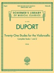 Etudes (21) Complete (v.1 and 2) . Cello . Duport