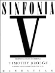 Sinfonia V (score only) . Concert Band . Broege