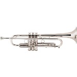 LT190S1B Stradivarius Commercial Series Bb Trumpet Outfit (silver plated) . Bach