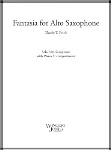 Fantasia for Alto Saxophone . Alto Saxophone and Piano . Smith