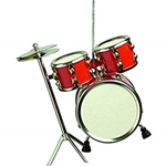 9219 Drum Set Ornament (red) . AIM