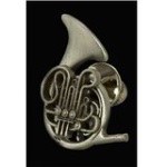 FPP558PW French Horn Pin (pewter) . Harmony