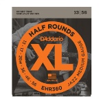 EHR360 XL half Round Electric Strings (jazz medium gauge, semi flat) . D'Addario