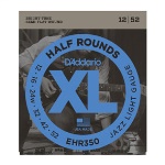 EHR350 XL Half Round Electric Guitar Strings (jazz light gauge, semi flat) . D'Addario