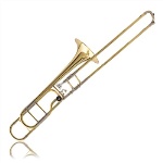 YSL-882GOR Xeno Trombone Outfit (gold brass bell, open wrap, balanced response rotors) . Yamaha