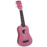 DU-140 Soprano Ukulele w/Bag (sparkle pink) . Diamond Head