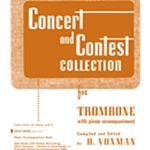 Concert and Contest Collection (piano accompaniment) . Trombone and Piano . Various