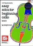 Easy Solos For Beginning Cello v.1 . Cello and Piano . Various