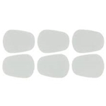 BG France BGA11L 6 Mouthpiece Cushions (clear, large .4mm) . BG