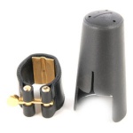 LC28P Leather Tenor Saxophone Ligature w/Plastic Cap . Vandoren