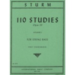 Studies (110) op.20 v.1 . Double Bass . Sturm