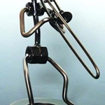 461153 Metal Trombone Player Sculpture . Music Treasures