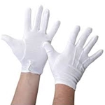 G1100L White Gloves (large) . Us Band