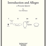 Introduction and Allegro . Percussion Quartet . McClaren