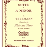 Suite in A Minor . Flute and Piano . Telemann