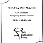 Sonata in F Major . Tuba and Piano . Telamann