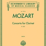 Concerto k.622 w/CD . Clarinet and Piano . Mozart