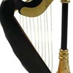 39145 Harp Ornament . Aim