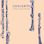 Concerto . Clarinet and Piano . Bozza