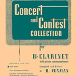 Concert and Contest Collection (piano accompaniment) . Clarinet and piano . Various