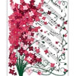 51852 Floral Note Cards (red, 8 count) . Aim