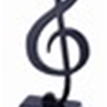 930194 Treble Clef Statue . Music Treasures