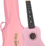 DU-110 Maple Sopano Ukulele w/Bag (pink) . Diamond Head