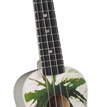 DU-132 Maple Soprano Ukulele (palm tree) . Diamond Head.