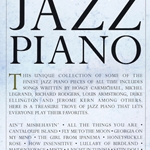 The Library of Jazz Piano . Piano . Various