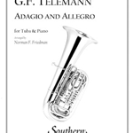 Adagio and Allegro . Tuba and Piano . Telemann