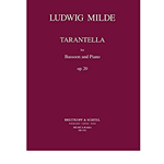 Tarantella Op.20 . Bassoon and Piano . Milde
