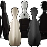 CAVL3044BLK Polycarbonate Shaped Violin Case (4/4, black) . Eastman