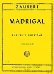 Madrigal . Flute & Piano . Gaubert