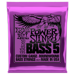 2821 Power Slinky Custom Gauge Bass Guitar Strings (5 string, roundwound) . Ernie Ball