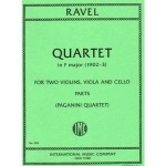 Quartet in F (Paganini Quartet) . String Quartet . Ravel