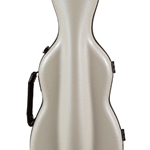 VNF1011-PEARL Fiberglass Shaped Violin Case (pearl) . Tonareli