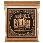 P02550 Everlast Coated Acoustic Guitar Strings (extra light, phosphor bronze) . Ernie Ball