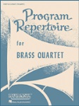 Program Repertoire (score) . Brass Quartet . Variosu