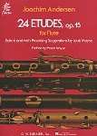 Etudes (24) op.15 . Flute . Andersen