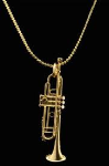 FPN545G Trumpet Necklace . Harmony Jewelry