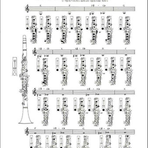 Cadence Music In Florida Bb Clarinet Fingering Chart Heritage