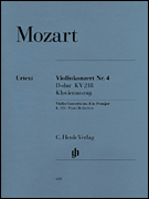 Concerto No. 4  in D Major . Violin & Piano . Mozart