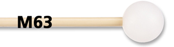 M63 Corpsmaster Polly Keyboard Mallets (medium, white, rattan) . Vic Firth