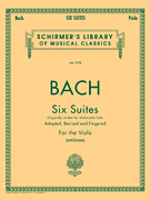 Suites (6) . Viola . Bach Strso