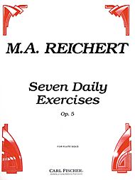 Daily Excercises (7) op.5 . Flute . Reichert